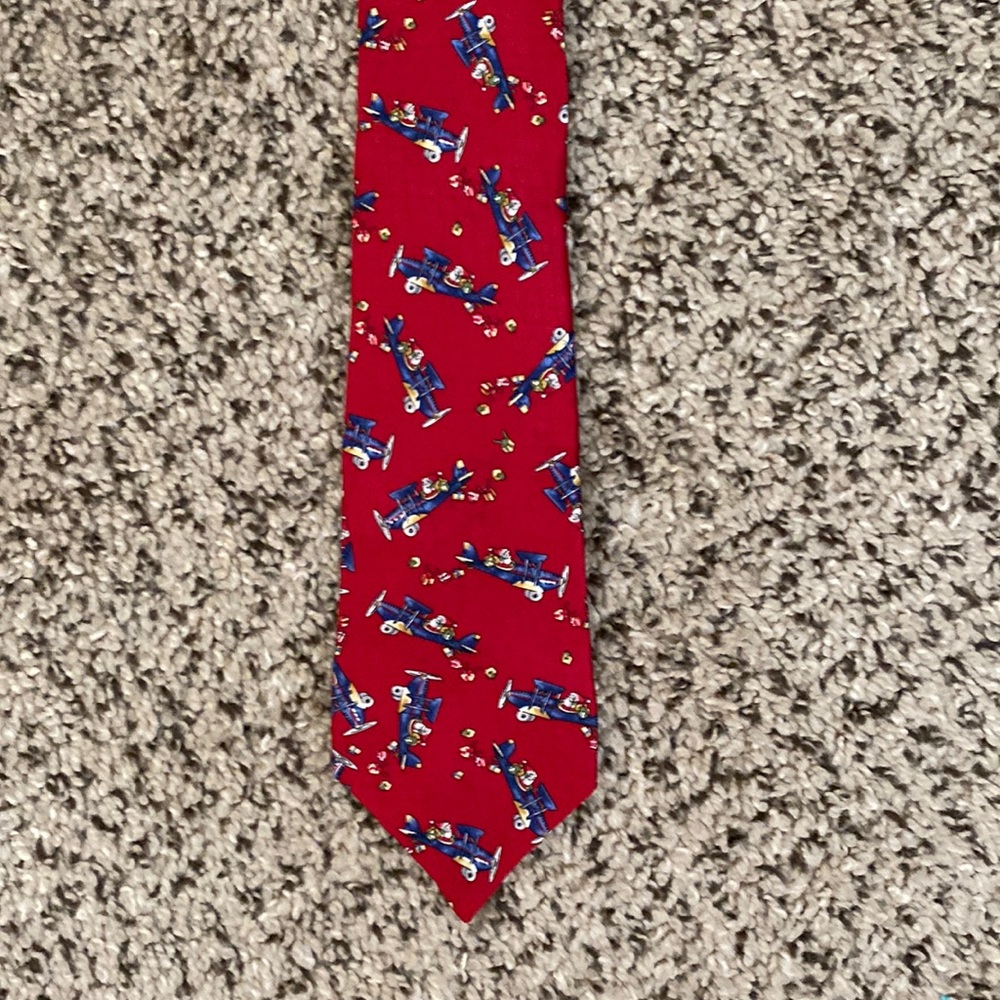 Classic Club Brand Flying Santa Tie